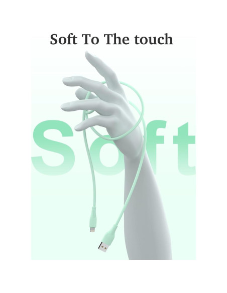 6 Cables Lightning NKNZLY 0.91/1.83/3.05 m MFi iPhone