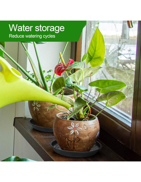 Platillos para Plantas PeoMev 12pcs Redondos 6-8-10 Pulgadas