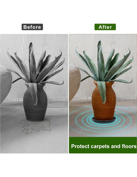 Platillos para Plantas PeoMev 12pcs Redondos 6-8-10 Pulgadas