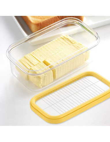 Contenedor de Mantequilla Faddare Rectangular Hermético 10x17cm
