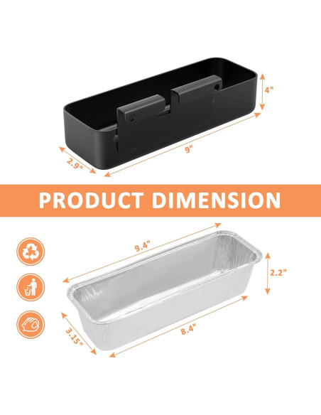 Bandeja de Grasa Camp Chef SG100 SG90 SG60 SG30 SG14 - Reemplazo