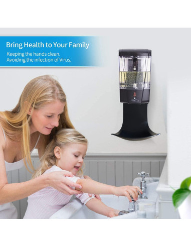 Bandeja de Goteo POKOTO para Dispensador de Jabón Negro