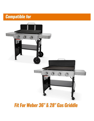 NUPICK 35 Bandejas de Goteo Aluminio para Parrillas Weber