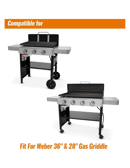 NUPICK 35 Bandejas de Goteo Aluminio para Parrillas Weber