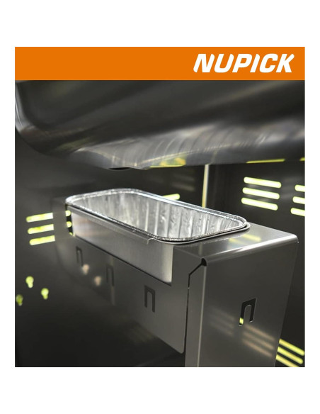 NUPICK 35 Bandejas de Goteo Aluminio para Parrillas Weber