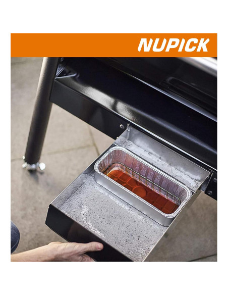 NUPICK 35 Bandejas de Goteo Aluminio para Parrillas Weber