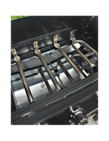 Bandeja de goteo ajustable CaptainGrill 61-76 cm acero inoxidable