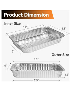 Bandejas de Goteo Desechables SHINESTAR 20-Pack para Weber 2
