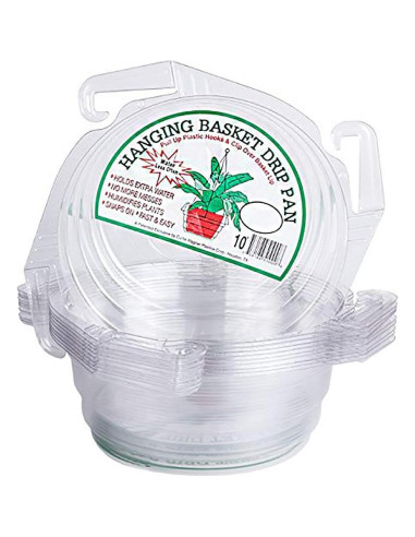 Plato de Goteo Transparente Curtis Wagner 23 cm - Paquete de 10