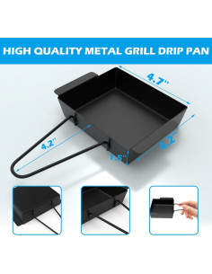 Bandeja de Goteo para Parrilla Nexgrill y Cuisinart con 15 Forros 2