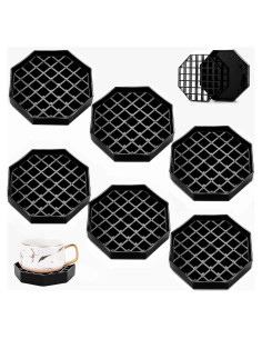 Bandejas de Goteo de Café Tebery 4 Pulgadas 6 Unidades