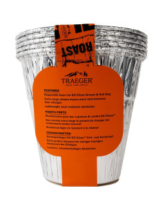 Forros Desechables Traeger BAC608 para Grasa y Ceniza - Paquete de 5 2