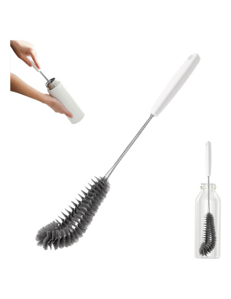 Cepillo de Limpieza de Botellas Kwude 40.6 cm Negro