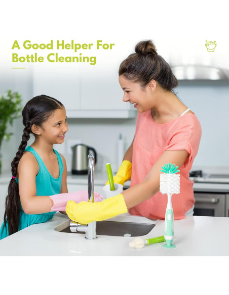 Juego de Cepillos para Biberones Carebabymore - 5 Piezas