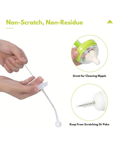 Juego de Cepillos para Biberones Carebabymore - 5 Piezas