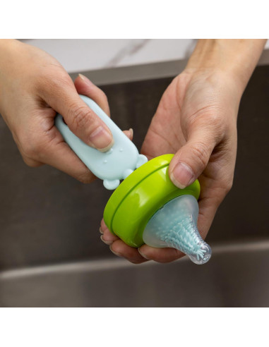 Cepillo de Limpieza de Botellas Chemimoso, 4 Piezas, Azul