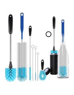 Juego de Cepillos de Limpieza AIOUIERSCN 7 Piezas Azul