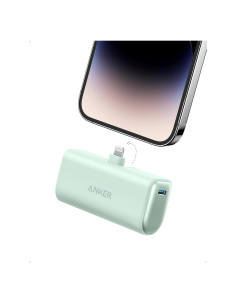 Cargador Portátil Anker 621 5000mAh Carga Rápida 12W Verde