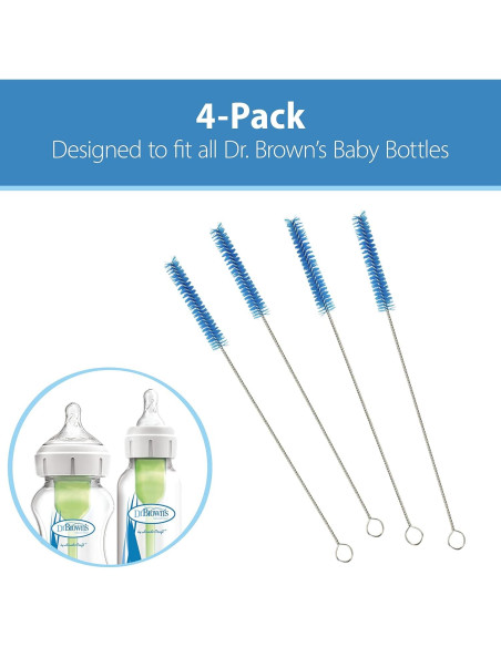 Cepillos de Limpieza Dr. Brown's para Biberones - Paquete de 4