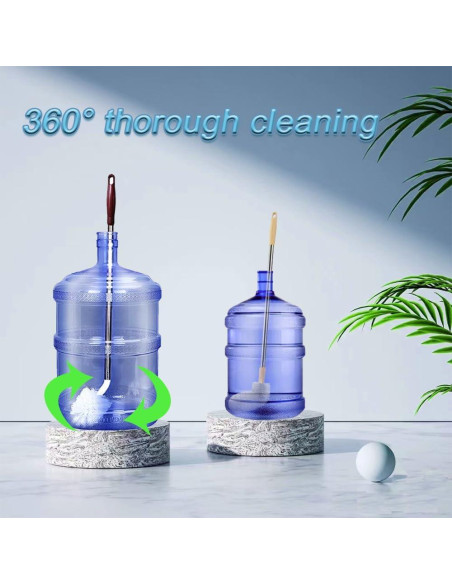 Cepillo para Botellas Musibo - Paquete de 3, Mango Largo, Nylon