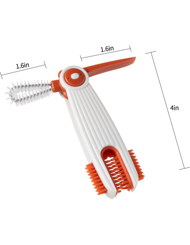 Juego de cepillos de limpieza 3 en 1 Chemimoso - 4 piezas