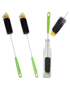 Paquete de 2 cepillos de limpieza Dokpod para botellas largas