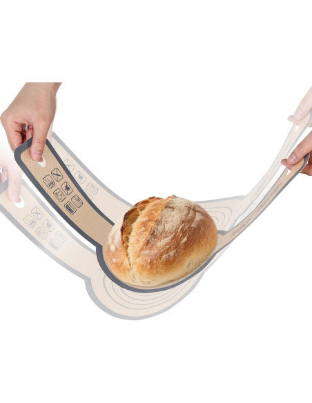 Sling de Pan de Silicona E-GOODSCOOP 2 PCS Antiadherente 500C