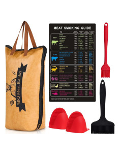 Manta BBQ Ttarxug para Reposar Carne + Guantes y Brochas