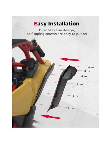 Extensiones de Guardabarros KEMIMOTO para Can-Am X3 2017-2025
