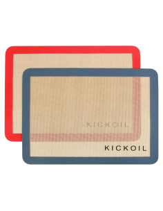 Alfombrillas de Silicona KICKOIL 2 Pzas 42x30 cm Antiadherentes