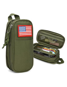 Estuche de Lápices Atripack Verde Gran Capacidad 31.8x22.5cm