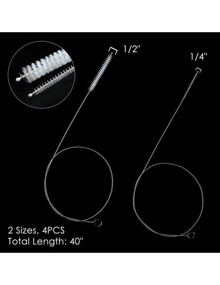 Cepillo Limpiador Extra Largo FOLUNUE 101.6 cm 4PCS