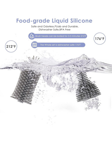 Limpiador Eléctrico de Botellas Keoshiga 4 en 1 Recargable