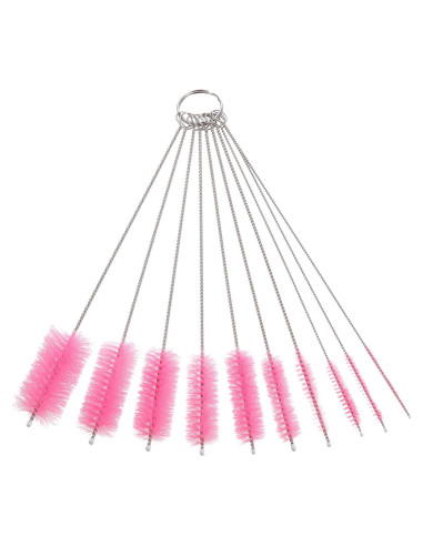 Juego de Cepillos Limpiadores de Popotes uxcell 21 cm 10 Piezas