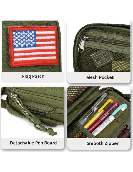 Estuche de Lápices Atripack Verde Gran Capacidad 31.8x22.5cm Estuche de Lápices Atripack Verde Gran Capacidad 31.8x22.5cm