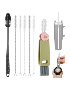 Juego de 7 cepillos de limpieza PEUTIER para tazas y pajitas