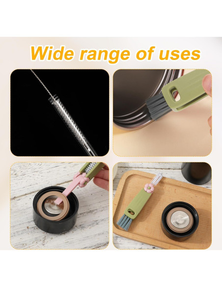 Juego de 7 cepillos de limpieza PEUTIER para tazas y pajitas