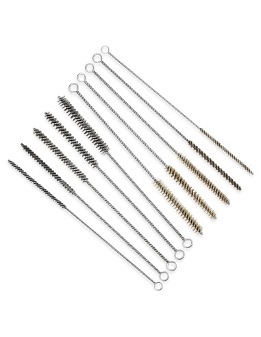 Cepillos de Tubo de Alambre Perthlin - 10 Piezas, 5 Tamaños