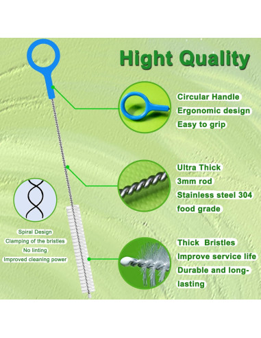 Set de Cepillos Limpiadores AFUUFA 6 Piezas 10 Pulgadas
