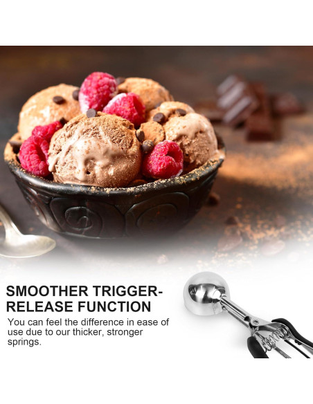 Cucharón Mediano Tyzine Acero Inoxidable Antideslizante Negro