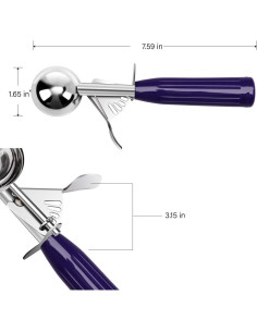 Cucharón de Helado TOP KITCHEN 0.75 oz Acero Inoxidable 2