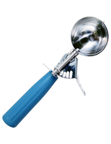 Cucharón de Acero Inoxidable 304 con Mango Ergonómico Azul 6.3 cm