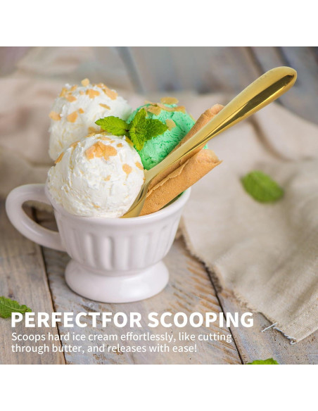 Cucharón de Helado Snailhouse Acero Inoxidable 16.5 cm Dorado