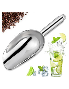 Cuchara de Hielo OLESBUR de Acero Inoxidable 85g - Multifuncional