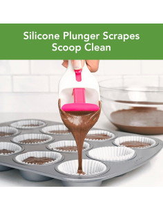 Dispensador de Masa Tovolo - Cucharón para Cupcakes 22.23 cm - Libre de BPA 2