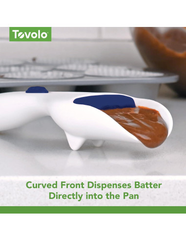 Dispensador de Masa Tovolo - Cucharón para Cupcakes 22.23 cm - Libre de BPA