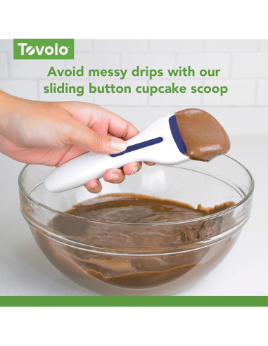 Dispensador de Masa Tovolo - Cucharón para Cupcakes 22.23 cm - Libre de BPA