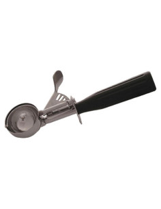Cucharón de Helado Winco ICD-30, 35.4 ml, Mango Plástico, Negro
