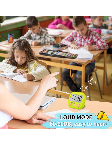 Temporizadores Digitales Magnéticos AOUCE 2 Paquete 99 Minutos