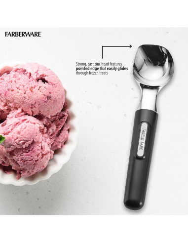 Cucharón de Helado Profesional Farberware Negro 21.96cm